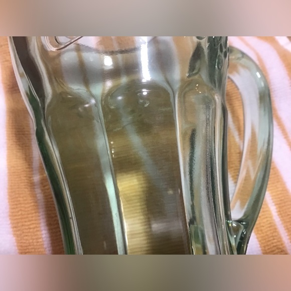 Set of 4 Vintage Coca-Cola Thick Green Glass Mugs with Handle - Picture 7 of 10